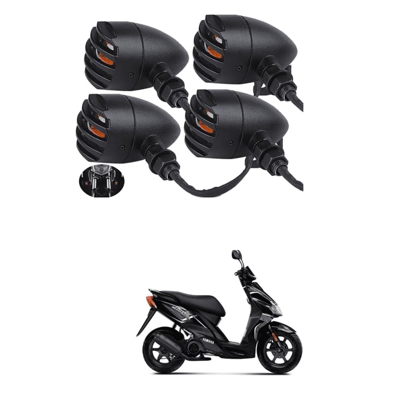 LOVMOTO Universal 12V LED Motorcycle Turn Signals Motorcycle AAMBER Blinker Indicator bulb bike indicator light bu-llet style led indicators motorcycle (4pcs) Comfortable With Jo-gr