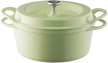 Amazon｜バーミキュラ 鋳物ホーロー鍋 22cm パールグリーン 無水調理