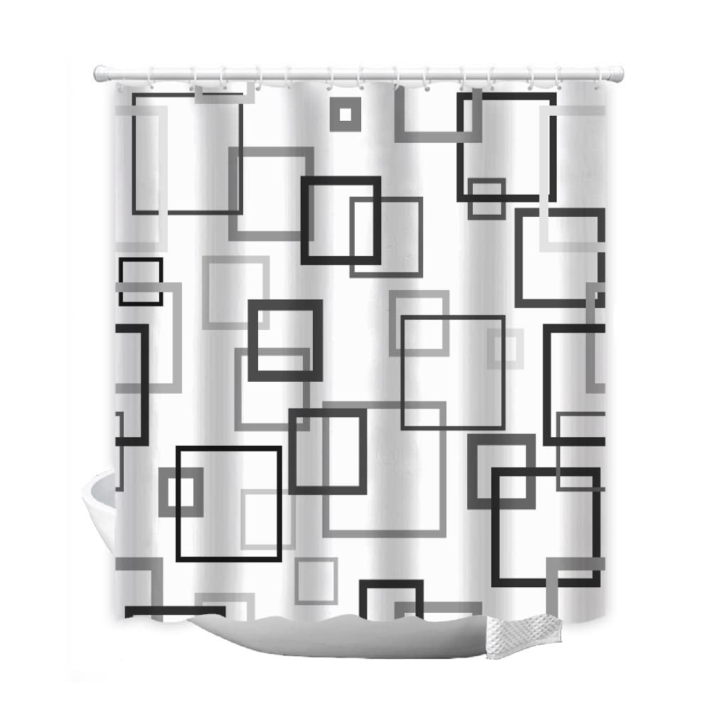 MOBYGKFY Shower Bathroom Polyester Printing Curtain Partition Washable Craft
