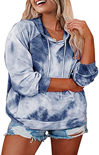 VISLILY Plus Size Hoodies for Women 3X Long Sleeve Sweatshirts ZS 22W