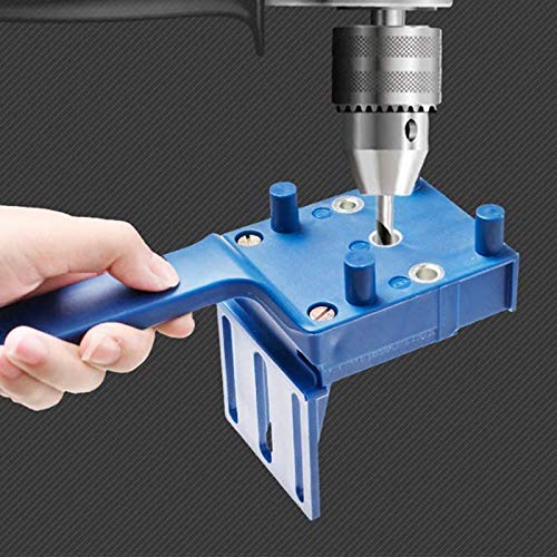 Errum Dowel Jig Kit 41Pcs Wood Dowel Jig Kit, 6/8/10mm Woodworking Drill Guide Set Metal Sleeve Handheld Dowelling Jig Drilling Set Doweling Hole Saw Tools 8 Errum Dowel Jig Kit 41Pcs Wood Dowel Jig Kit, 6/8/10mm Woodworking Drill Guide Set Metal Sleeve Handheld Dowelling Jig Drilling Set Doweling Hole Saw Tools - Image 8