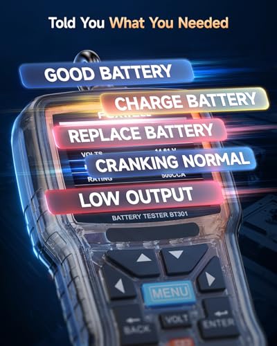 FOXWELL NT604 Elite Car Scanner ABS SRS Transmission Scan Tool with BT301 12V Car Battery Tester