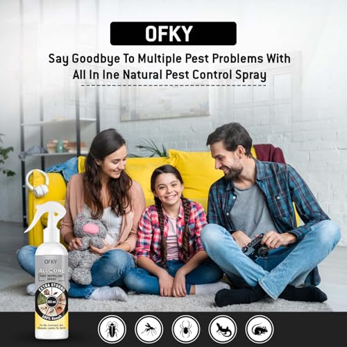 Image of Natural All-in-One Insect Spray | Herbal Indoor Bug Control | Bedbugs, Ants, Mosquitoes Cockroach, Rat, Lizard, Bedbugs, Spider | Snake & Roaches Treatment | Safe for Home Use