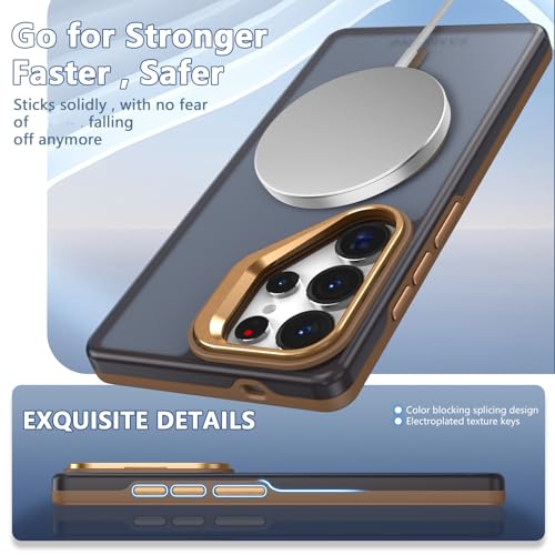 Coque Samsung S23 FE violette avec support pour vidéos et bureau - 3