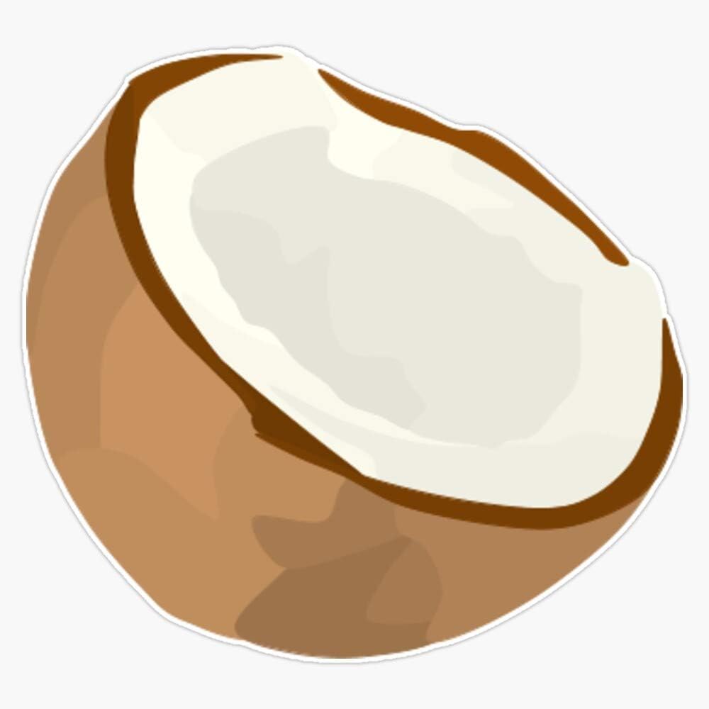 Mini Coconut Sticker Vinyl Bumper Sticker Decal Waterproof 5"