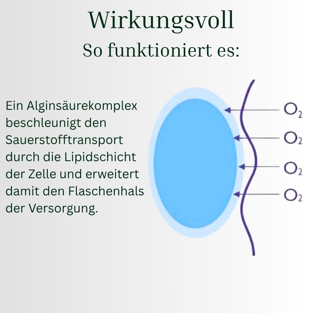 Natürliches Sauerstoff-Supplement – Fördert die optimale Sauerstoffaufnahme und unterstützt Körper & Geist