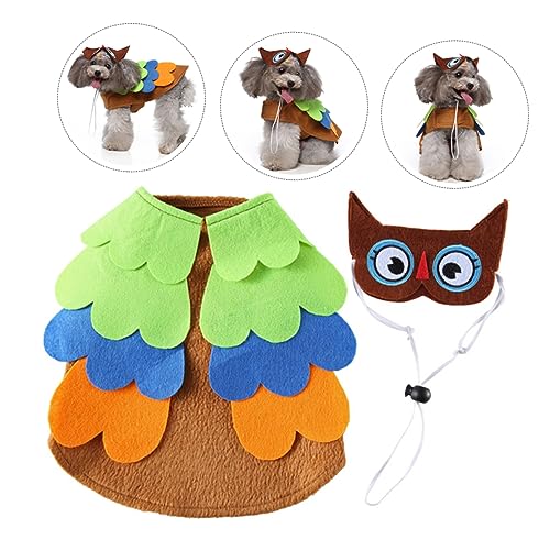 Disfraz Halloween para perros y gatos WOONEKY miniatura 2