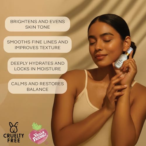 Image of Piya Face Lotion - Brightening & Hydrating Daily Moisturizer with Turmeric, Bakuchiol, Aloe & Squalane (Pack of 3)