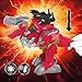 Power Rangers Battle Attackers Dino Fury T-Rex Champion Zord Electronic Action Figure Toy for Kids Ages 4 and Up with Lights and Sounds