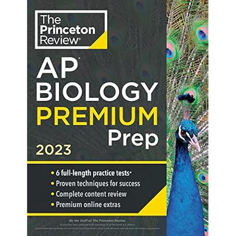 Princeton Review AP Biology Premium Prep, 2023: 6 Practice Tests + Complete Content Review + Strategies & Techniques (College Test Preparation) Cover
