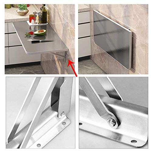 Table Murale à Double Pied Pliante pour Optimiser Votre Cuisine