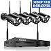 Produktbild 2020 NeuVideoüberwachung Aussen Wlan Aufzeichnungs Überwachungskamera CCTV Recorder Set, 8 Kanal 1080P Outdoor Überwachungssystem Set Kabellos, 4 720P Außen Kameras mit Aufzeichnung, Nein Festplatte