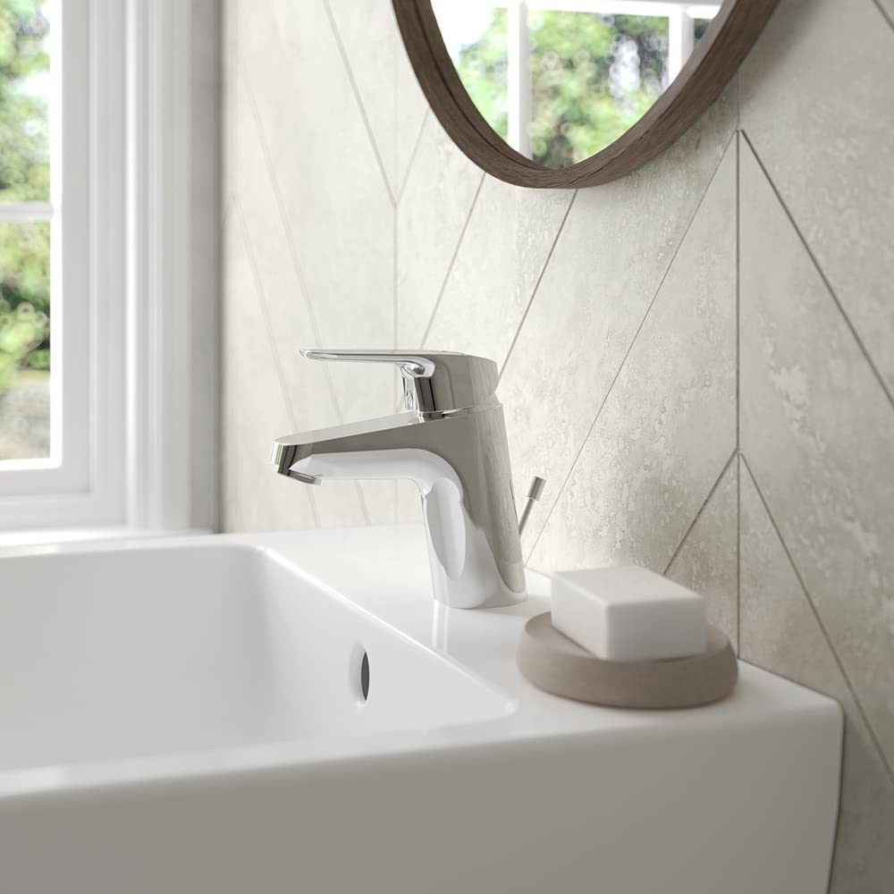 Ideal Standard - Ceraflex, Miscelatore monocomando per lavabo, Bocca di erogazione fissa, Cromato