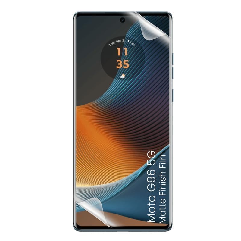 Image of BLACKSHEEP Matte Screen Protector for Motorola G96 5G Membrane Case Friendly Full Edge to Edge Screen Coverage & Installation Kit-(Pack of 1)