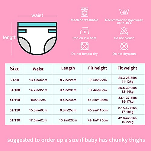 FLYISH DIRECT Verpakking met 6 potjes trainingsbroek voor kleine kinderen, trainingsondergoed, toilettraining, ondergoed - Afbeelding 7