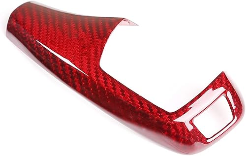 Miniatura 4 de CHEYA 100% fibra de carbono real de la palanca de cambios del coche de la cubierta de la perilla de ajuste para BMW X5 E70 X6 E71 2008-2013, serie 5