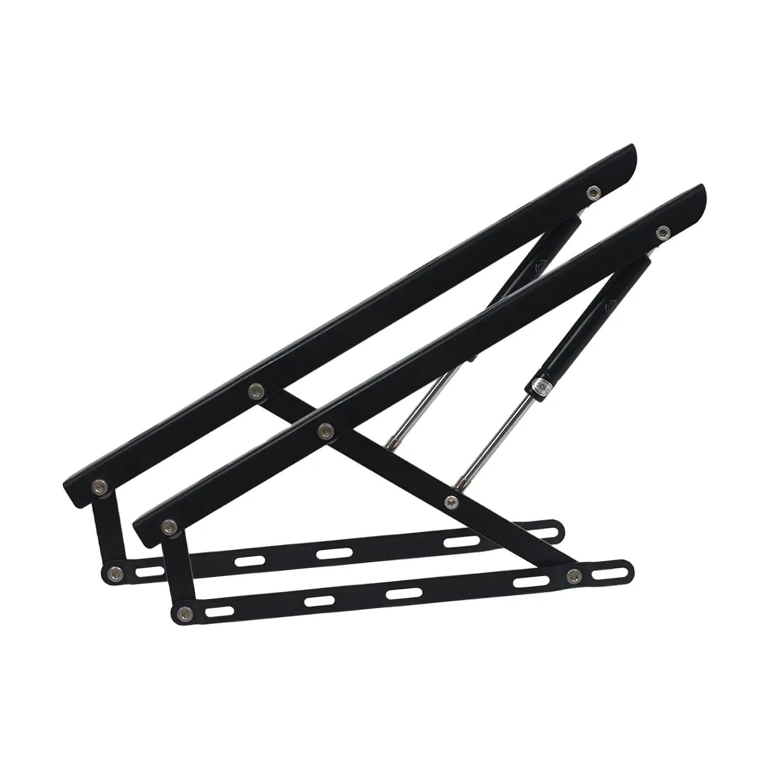 Bisagra de almacenamiento elevable de 2 piezas for cama, herrajes for muebles de bricolaje, mecanismo de almacenamiento for sofá plegable, bisagra con resortes de gas for banco de almacenamiento