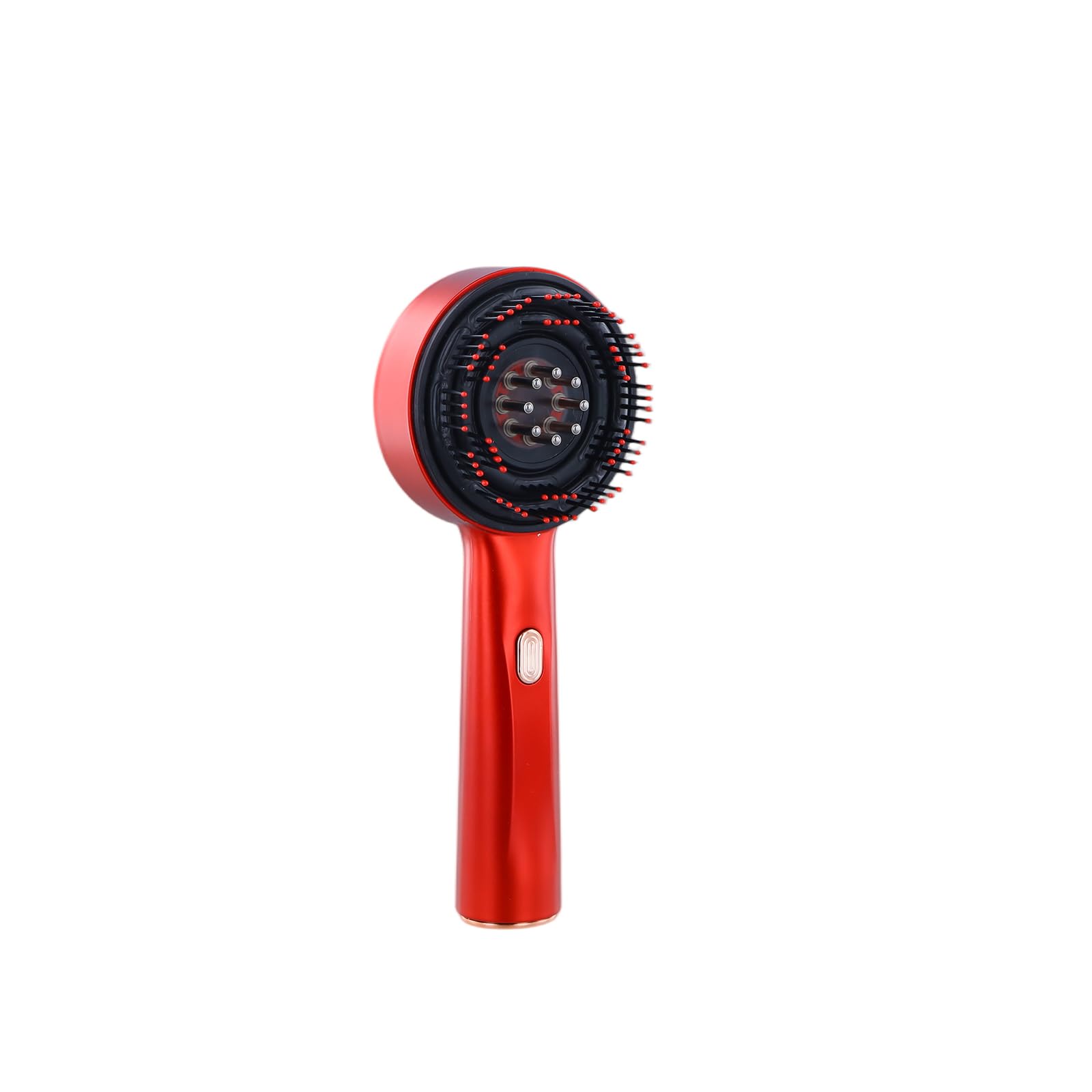 Joyan Cepillo de masaje eléctrico para cuero cabelludo, masajeador de cabeza con luz roja, cepillos de masaje para el cabello con dispensador de aceite para el cabello, IPX7 resistente al agua