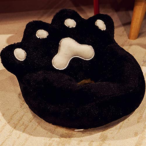 背もたれクッション 肉球 座布団 ふわふわ ペットベッド兼用 椅子 クッション もふもふ 低反発 フロアチェア 一人掛け 防滑 冷え対策 座椅子 可愛い 背筋痛 コンパクト 癒し系 抱き枕 プレゼント 35cm