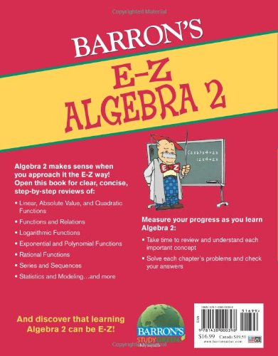 Barrons Educational Series Clemens, Meg E-Z Algebra 2 thumb #1