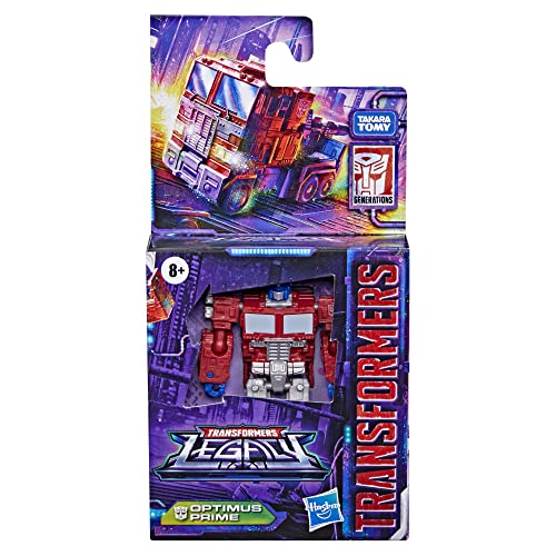Transformers Toys Generations Legacy Core Optimus Prime Action Figure - 8 and Up, 3.5-inch, Multicolor (F3508) - Image 4