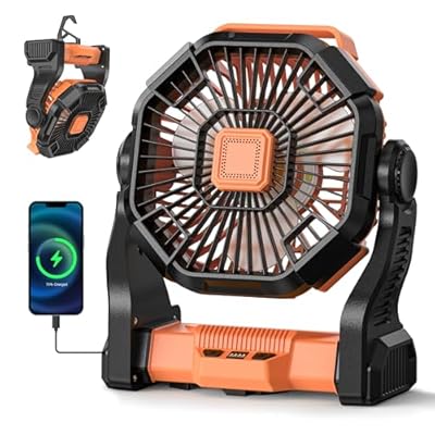 Doviluxe Camping Fan Battery Powered -20000mAh ...