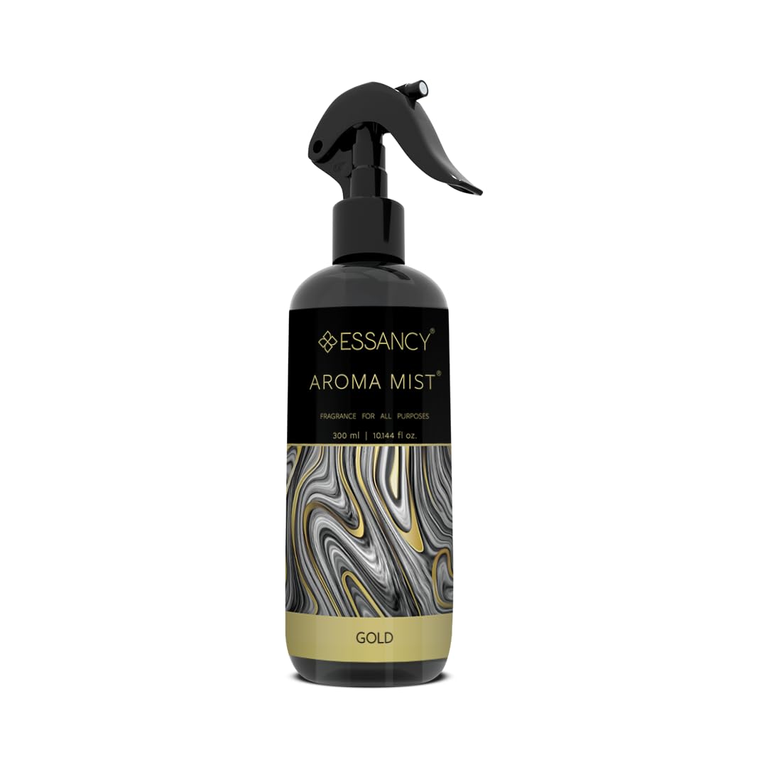 Ahla JawAROMA MIST - GOLD 300 ML PREMIUM AIR FRESHENER - LUXURIOUS SCENT THAT ELEVATES YOUR SPACE