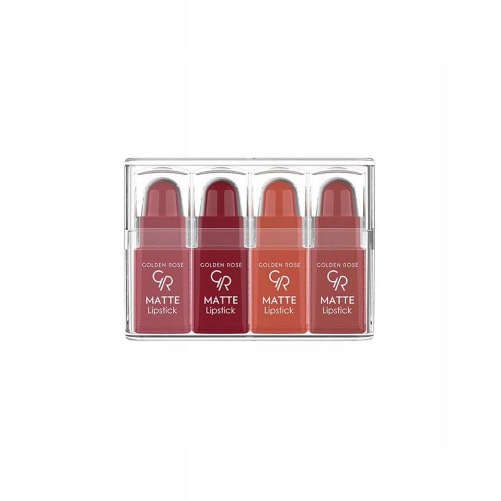 Golden Rose Matte Lipstick (Mini) No:Mix 3 - Ruj