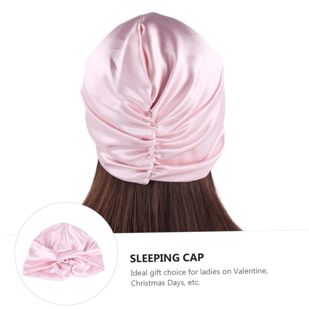 Beavorty 5piezas Gorro De Satin Para Mujer Turbante Doble Gorro De Quimioterapia Pañuelo Para Cuidado Del Cabello Para Dormir y Uso Diario