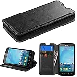 MyBat MyJacket Wallet Case with Tray for LG Optimus L90 - Retail Packaging - Black