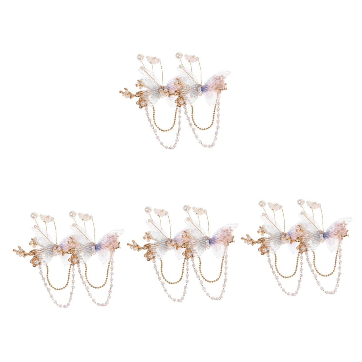 VICASKY 8 Pezzi Fermagli per Vintage Clip Decorative Resistenti e Eleganti per Donne Accessori Moda per Feste e Cerimonie