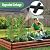 MQHUAYU Garden Trellis for Climbing Plants Outdoor, 47.2" H*38.2" W Rustproof Sturdy Garden Arch Trellis for Potted Climbing Cucumber Tomato Rose Vegetable Flower Plant Trellises(120cm)