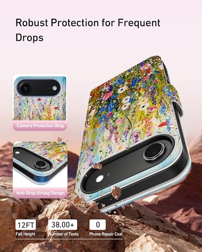 DEENAKIN for iPhone Air Case Wallet, Card Slots Holder + Cash Clip - image 5