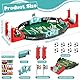 NLMWTI Tischkicker, Tischfussball Spiele, Interaktives Tischfußballspiel Kinder mit 8 Fußbälle Mini Tischkicker, Geschenk für Jungen | Familien-Brettspiel & Partyspaß für Groß & Klein