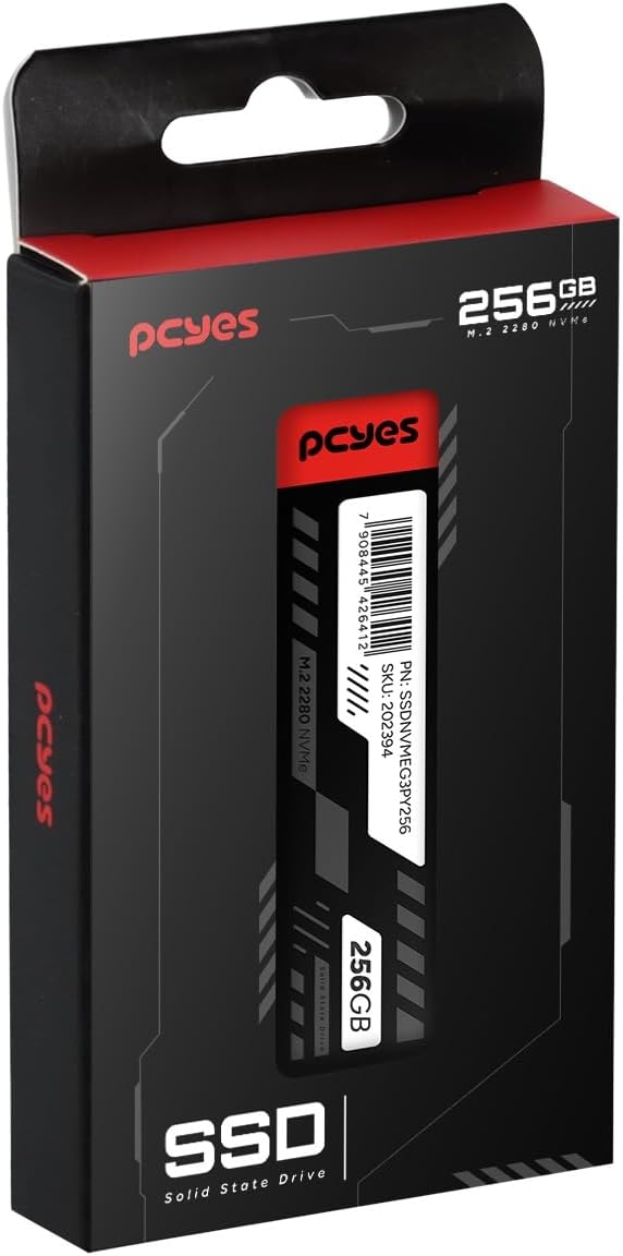 SSD PCYES M.2 NVME 256GB Testado por 7 dias - Ótima performance!