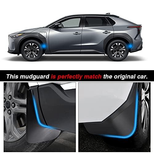 Image of Autorder Mud Flaps Splash Guards for 2023-2025 2026 bZ4X /Subaru Solterra Accessories Mudflap Fender Flares Front and Rear Mud Guard Set 4PCS