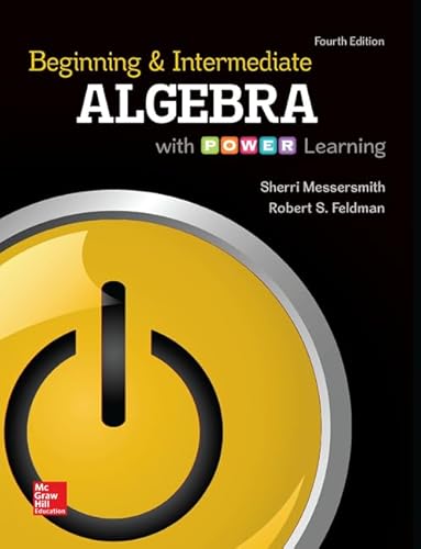 Loose Leaf Beginning & Intermediate Algebra wit... 1259686418 Book Cover