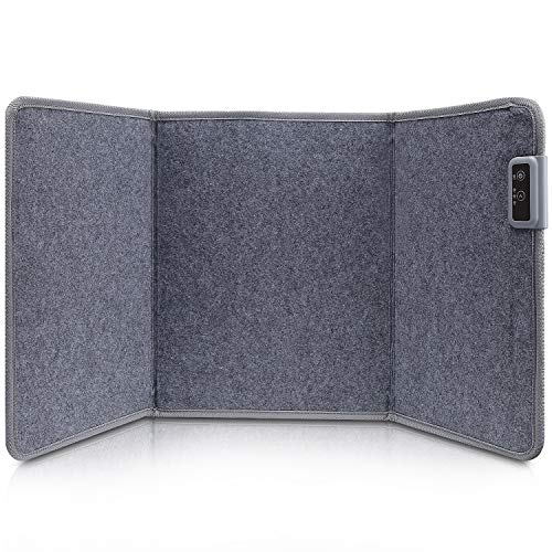 Bespring パネルヒーター 遠赤外線 デスクヒーター 折り畳み式 温度調節 4時間タイマー付き 省エネ 足元暖房 冷え対策 PSE認証済み