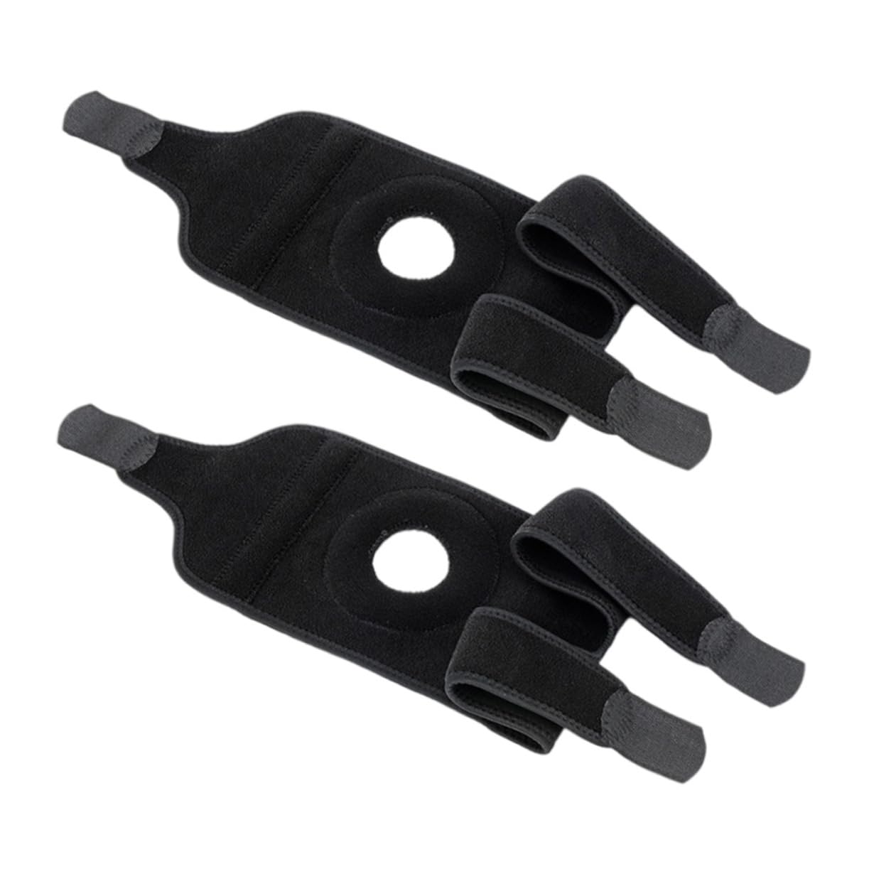 Yardwe Knee Protective Cushion 2pcs Elastic Breathable for Weightlifting Running Sports Daily Activities