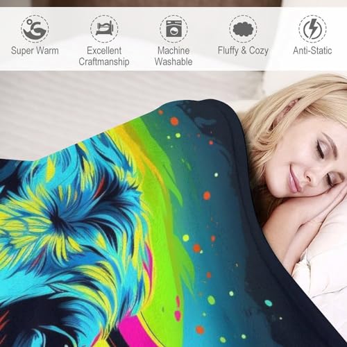 Couverture de canapé motif buffle pour cocooning et soirées cinéma - 4