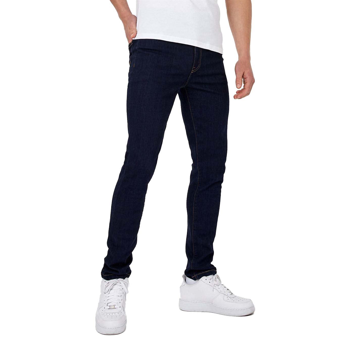 Jack Wills Mens Skinny Jeans Pants Trousers Bottoms Zip Fit Pattern Indigo Rinse 30W S