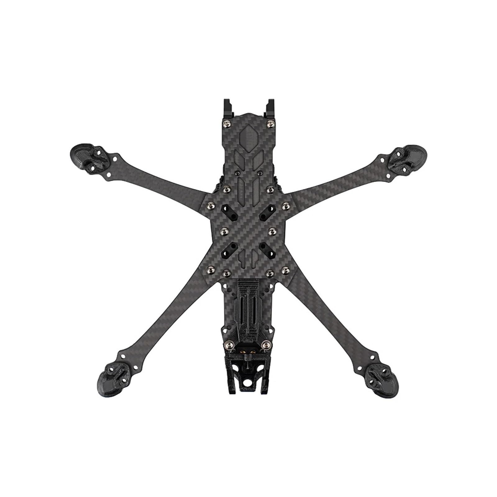 Compatibile Con DeepSpace SEEKER5 5 Pollici DC/XL Kit Telaio In Fibra Di Carbonio O4PRO A Lungo Raggio For RC Quadcopter FPV Racing Drone(SEEKER 5DC frame)