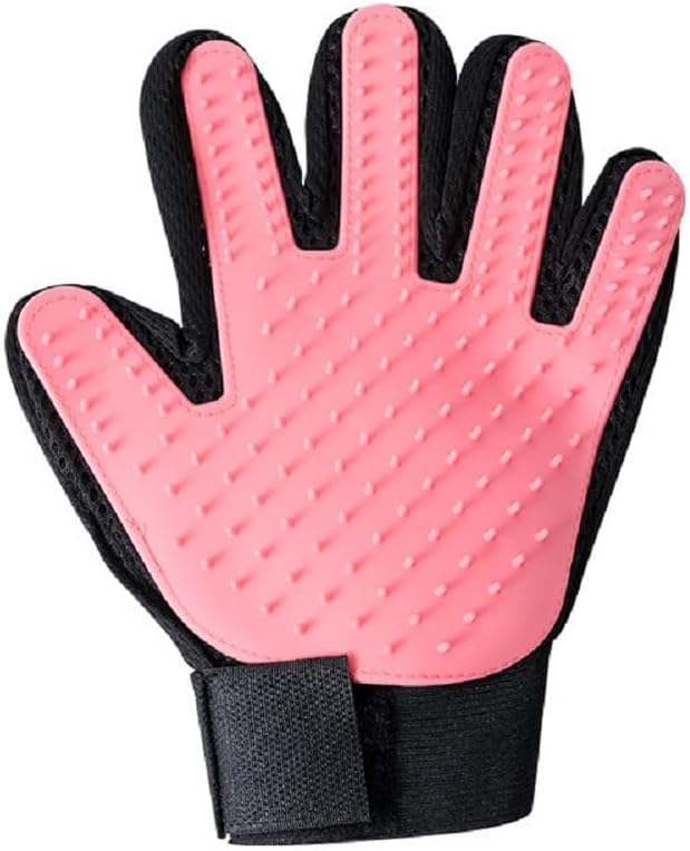 Pet Grooming Glove, Bathing Brush Glove, Cat Dog Grooming Bath Magic, Pet Hair Remover, Mitt Fur Cleaning Comb Brush - Image 3