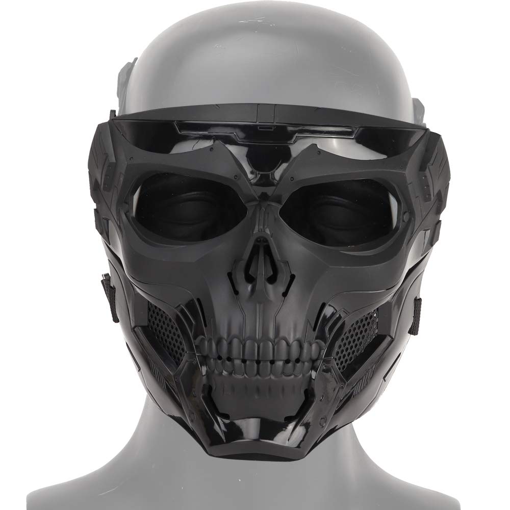 Halloween Skull Masks Airsoft Maschere protettive a Pieno facciale CS War Gioco BB Gun Scheletro Maschere Festa Cosplay Maschera Puntelli di Film