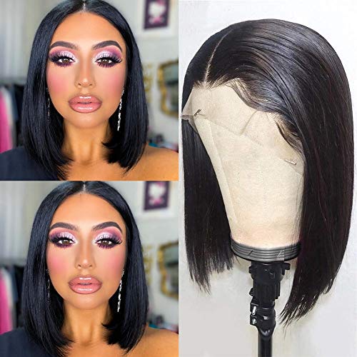 Short Bob Lace Front Wigs Human Hair 9A Brazilian Human Hair Lace Front