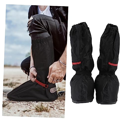 Cubiertas para zapatos HANABASS, 1 par, impermeables, de goma y tela oxford, para lluvia, nieve y barro miniatura 4