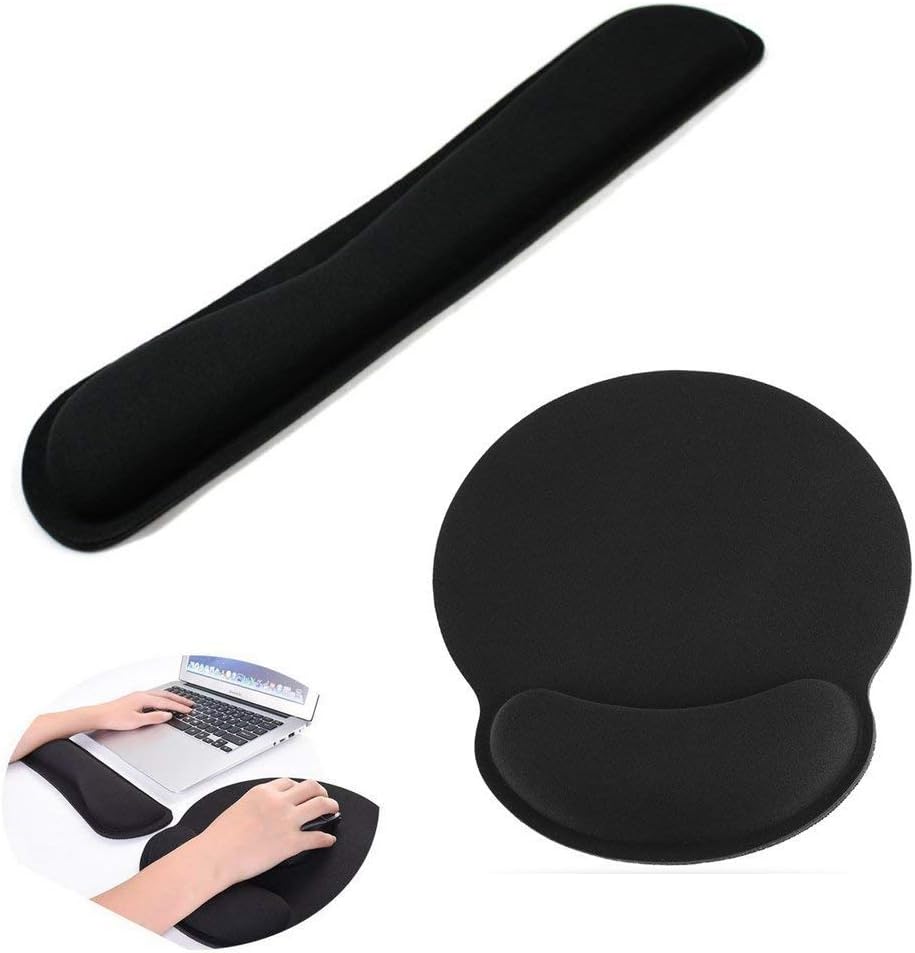 Yojoloin Gaming Ergonomic Mouse Pad with Wrist Support Gel Memory Foam