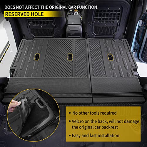 Image of Rear Backrest Mats for 2021-2025 2026 Ford Bronco Accessories