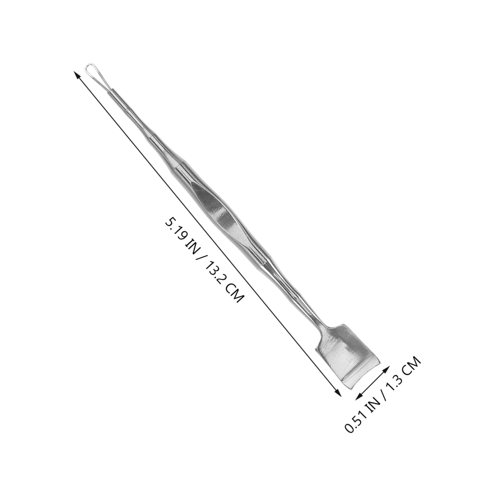 Anneome Dual-end Blackhead Removal Tool Facial Scraper Face Scraper Tool Pore Cleaner for Acne Stainless Steel Blackhead for Gentle Pore Cleaning
