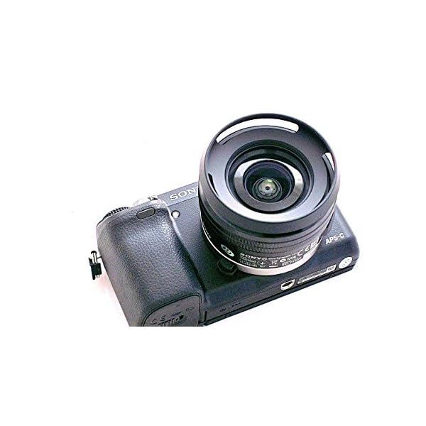 Gegenlichtblende aus Metall, 40,5 mm, für Sony Alpha A6500 A6300 A6000 A5100 mit 16-50 mm f/3.5-5.6 OSS Objektiv… – Bild 5